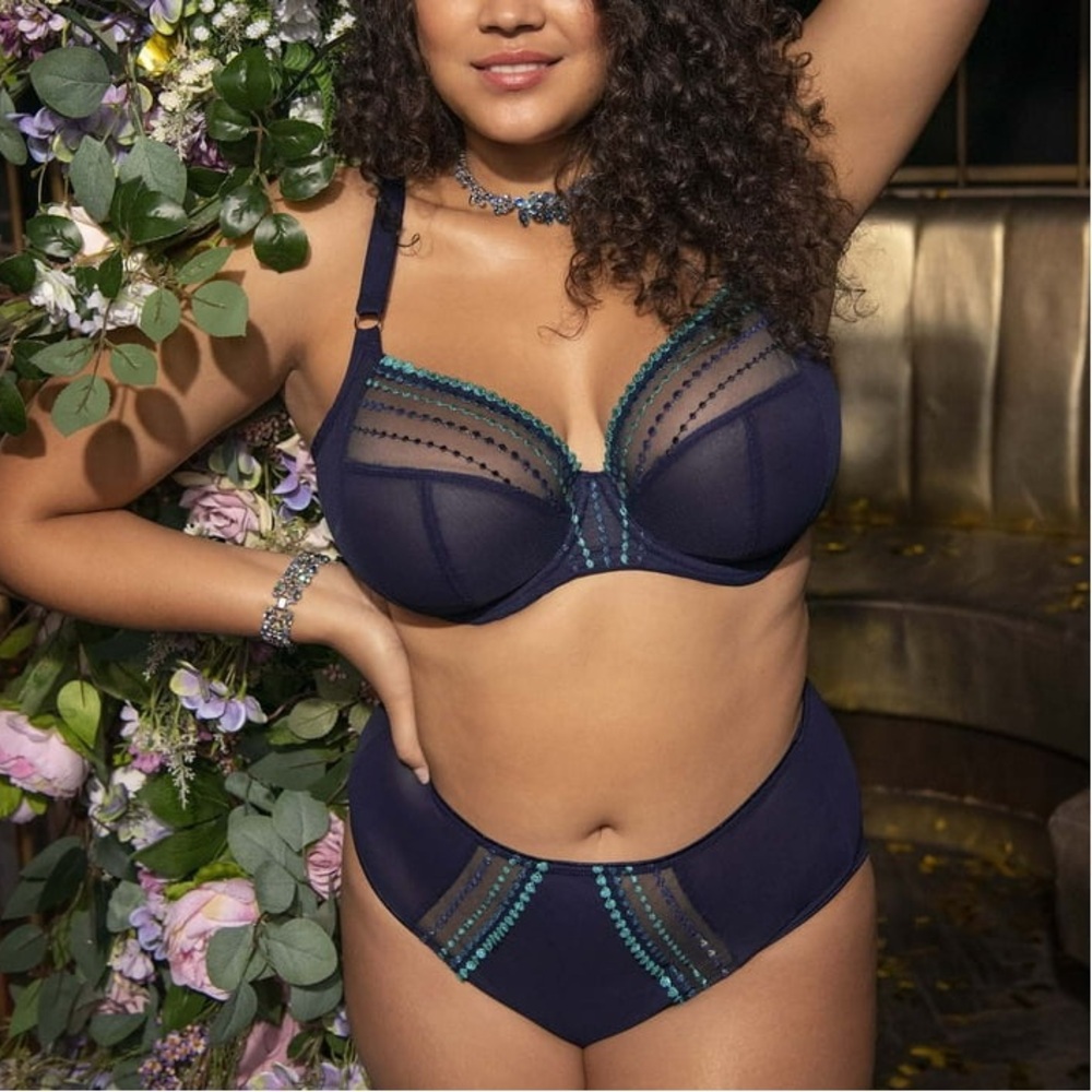 Elomi Matilda Banded Plunge Underwire Bra Size 36O BNWT - Picture 5 of 6